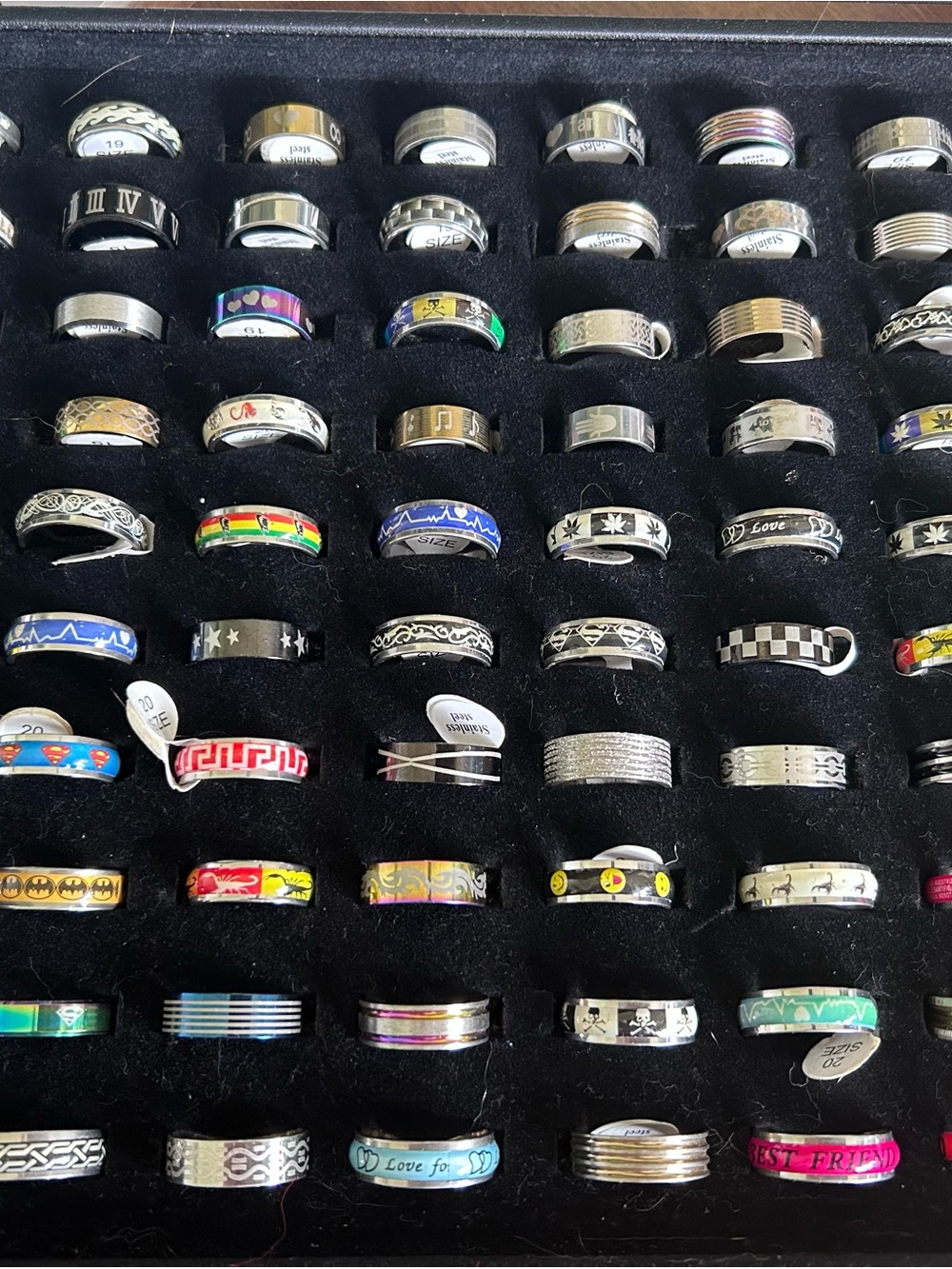Assorted Fashion Statement Rings - Multicolor Set - Picture 2 of 2